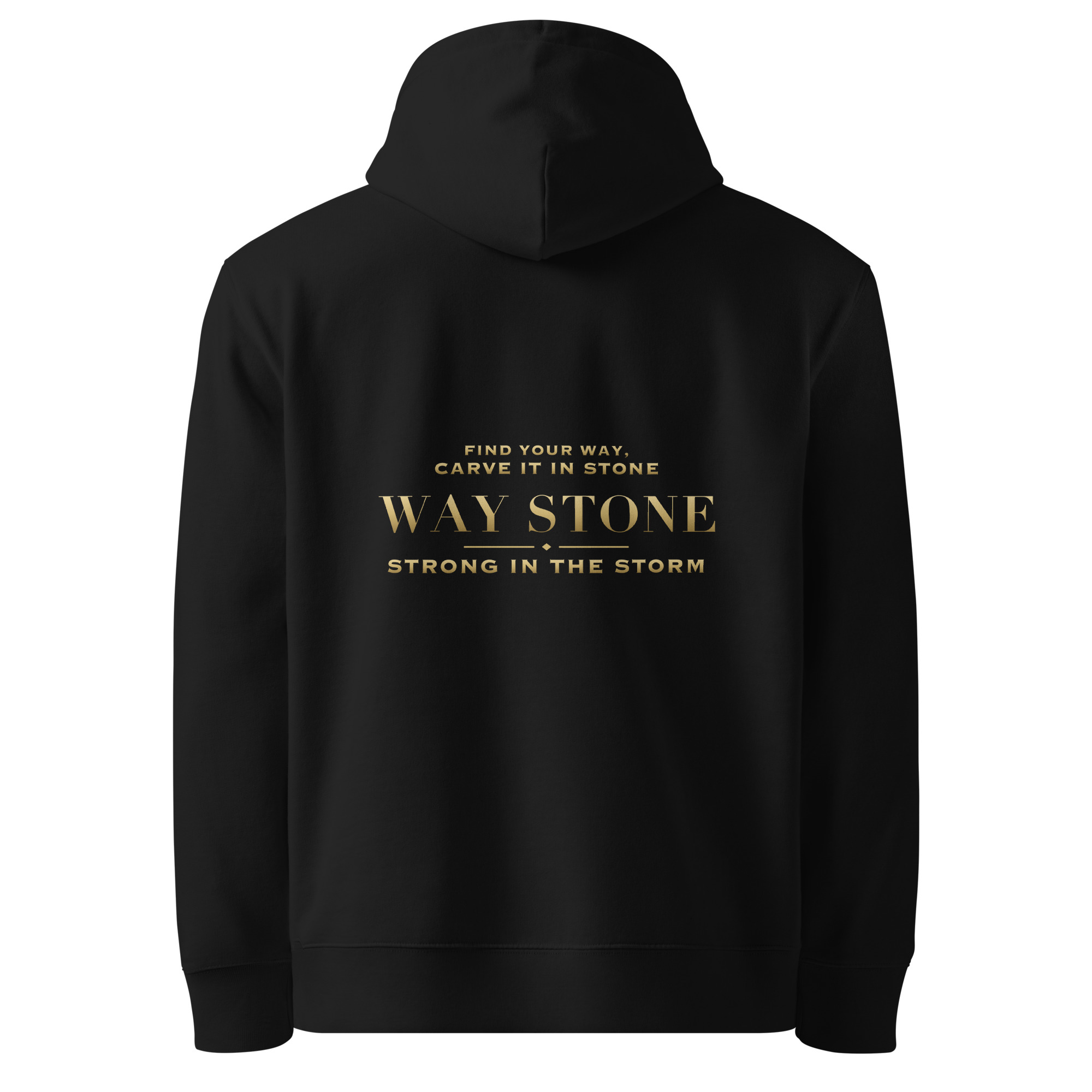 Way Stone — Strong In The Storm Hoodie (Black) - Image 3
