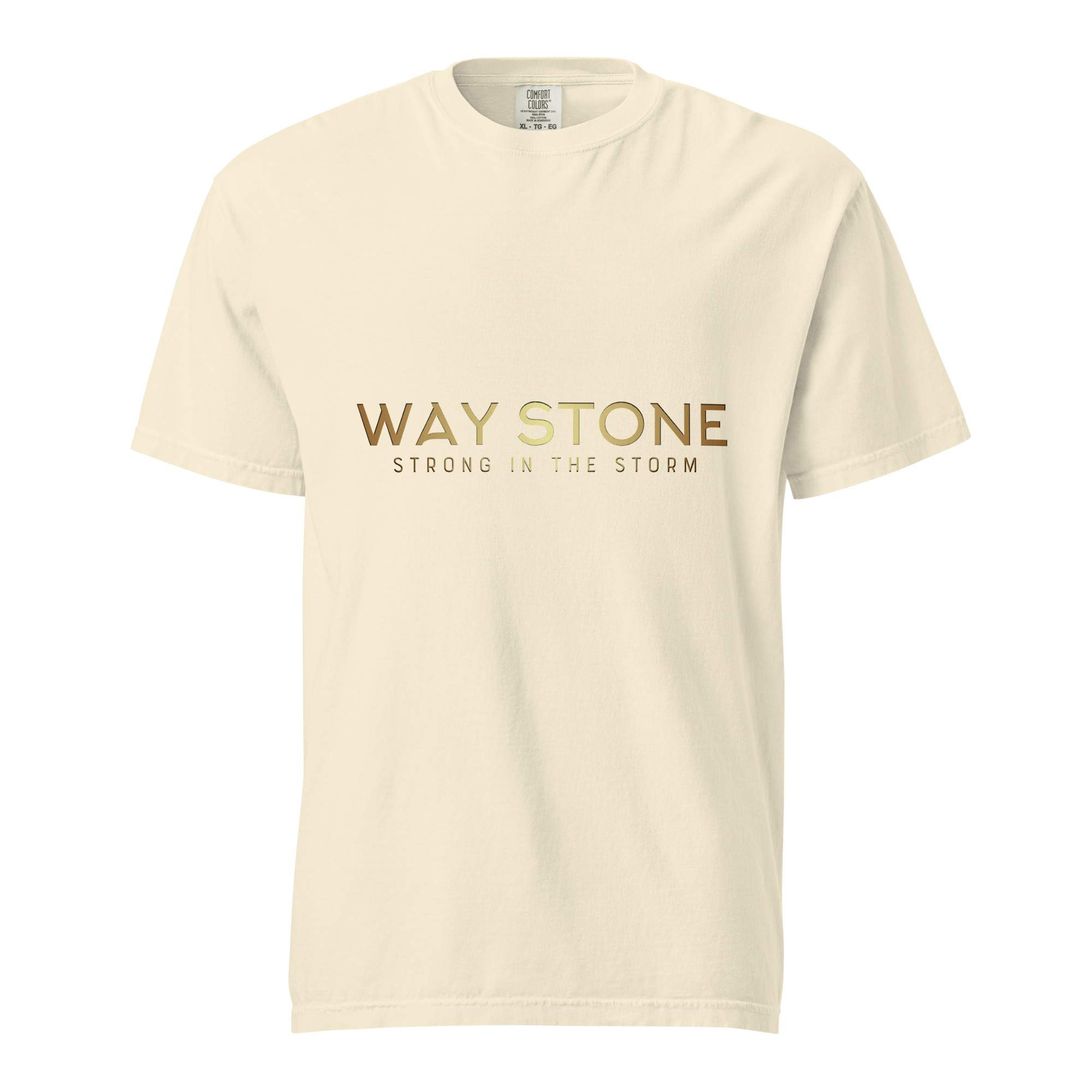 Way Stone — Strong In The Storm Tee (Ivory)